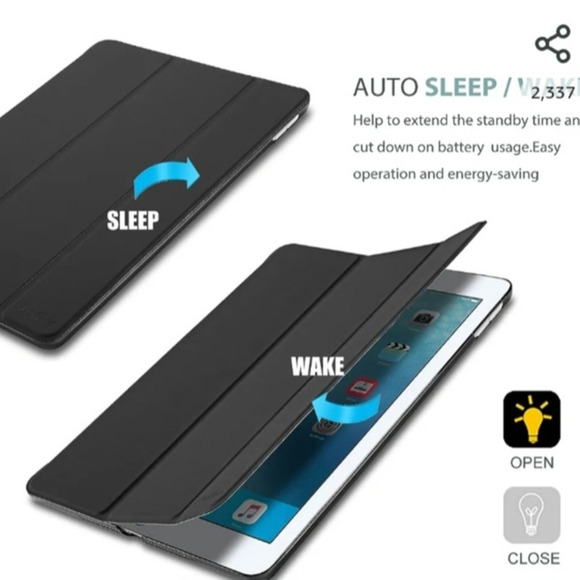 procase Other - IPad Tablet Black Case NEW NWT Slim‎ with Stand. 10.5 inch.